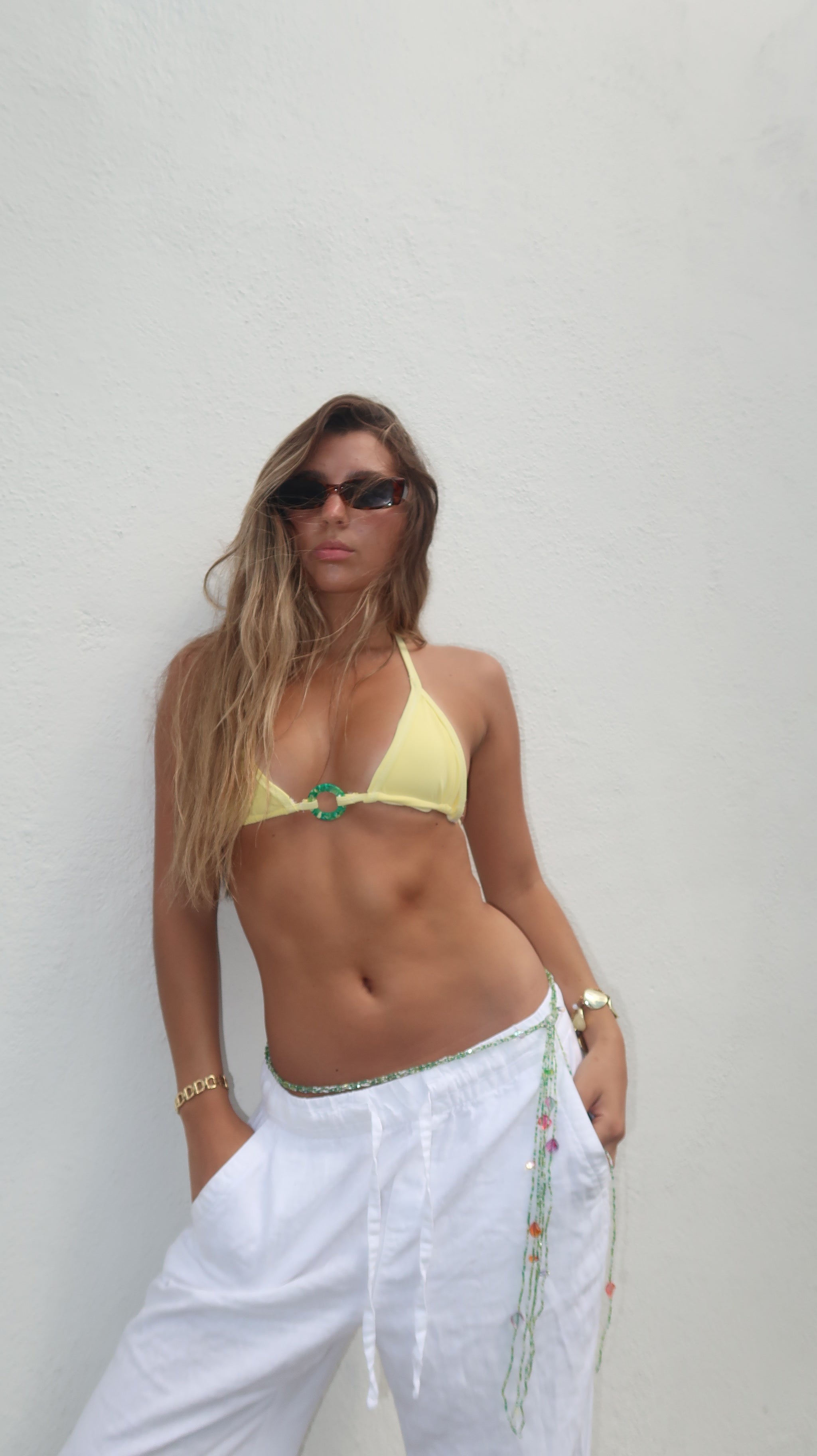 Founder sewing Jorae Swim